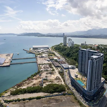 Haybay Jesselton Quay Deluxe Seaview Suite 海景观 Kota Kinabalu Exterior photo