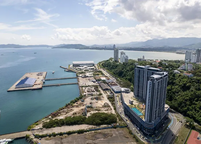 Haybay Jesselton Quay Deluxe Seaview Suite 海景观