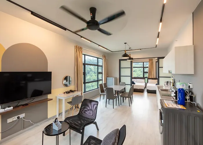 Haybay Jesselton Quay Deluxe Seaview Suite 海景观
