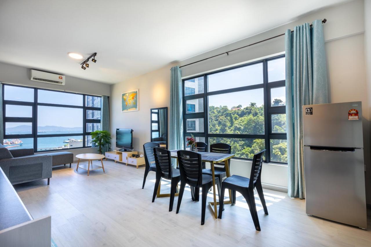 Haybay Jesselton Quay Deluxe Seaview 海景观 Apartment *