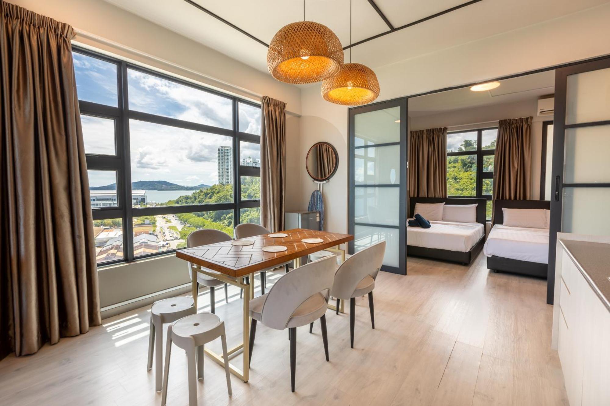 Haybay Jesselton Quay Deluxe Seaview 海景观 Apartment *