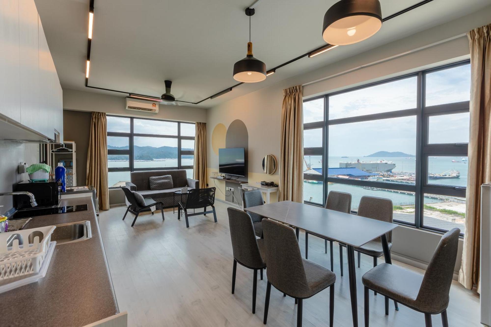 Haybay Jesselton Quay Deluxe Seaview 海景观 Apartment Kota Kinabalu