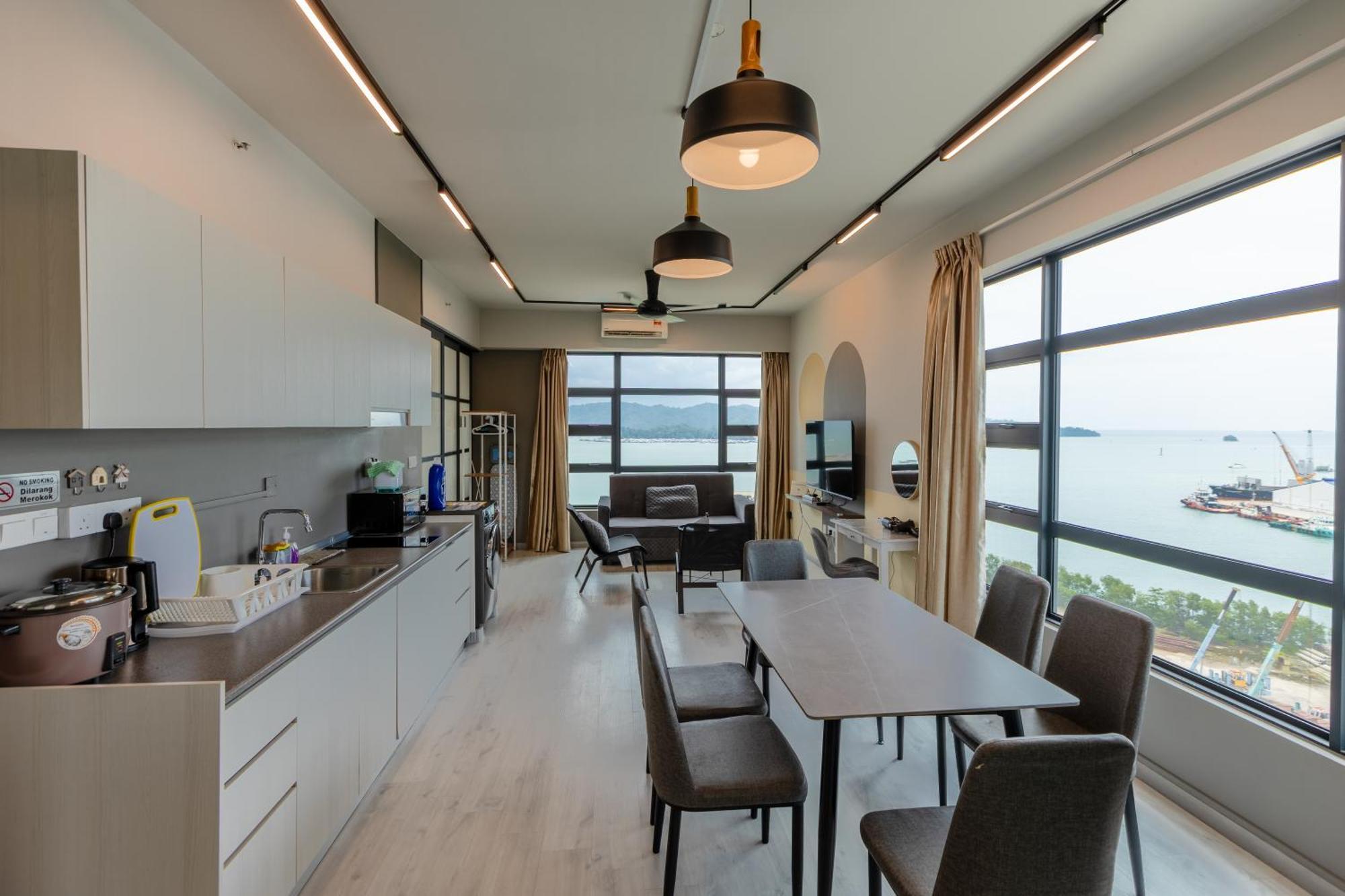 Haybay Jesselton Quay Deluxe Seaview 海景观 *